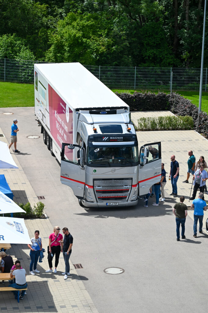 LKW aus Vogelperspektive