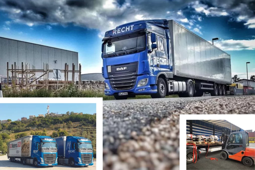 Bilder aus dem Fuhrpark der Firma Recht Logistik