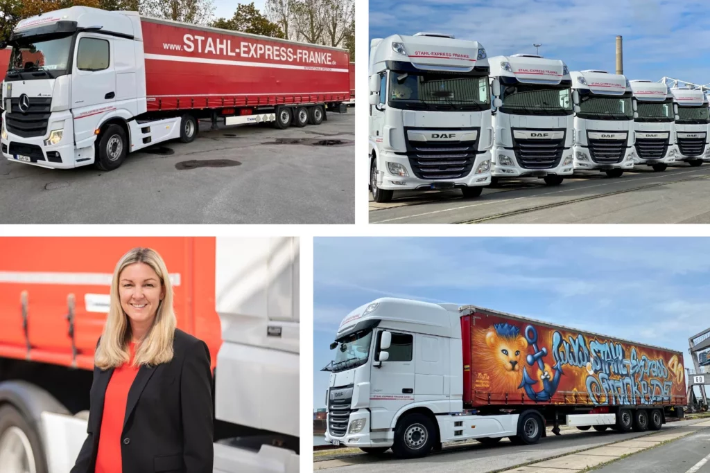 Bilder vom Fuhrpark der Stahl Express Franke GmbH